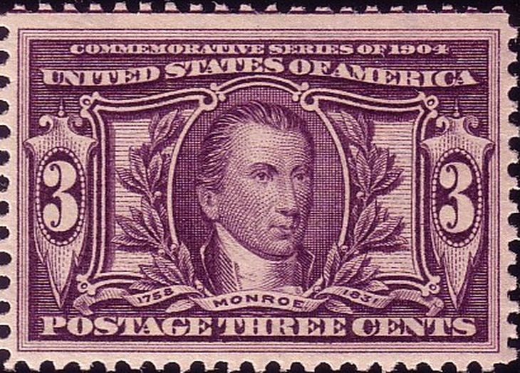 James Monroe stamp