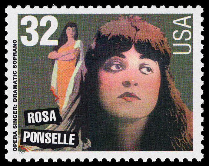 Rosa Ponselle 32с stamp (1997) USA Famous Women on stamps