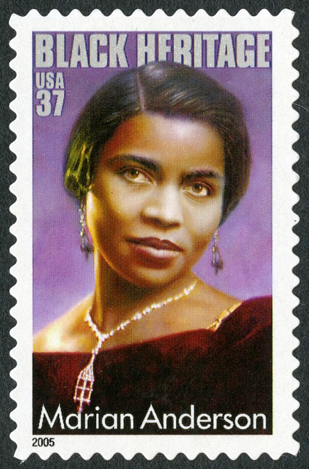 Marian Anderson 37c Famous US women on stamps