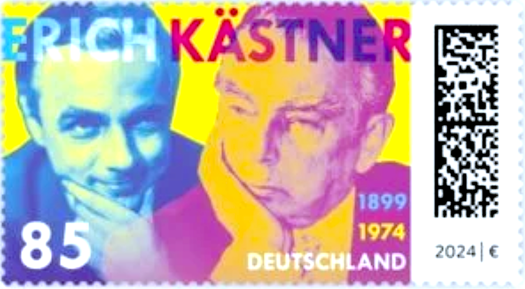 The 125th birthday of Erich Kästner (1899–1974) Stamp, Germany stamp 2024