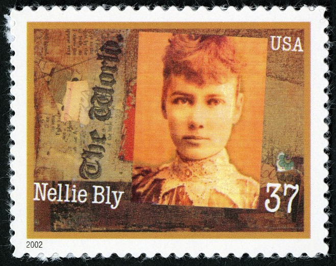 Nellie Bly 37c stamp Famous US women on stamps