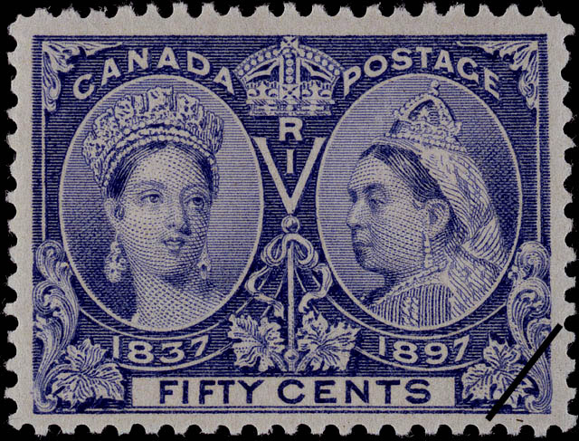 ueen Victoria Jubilee Canada 1837-1897 stamp