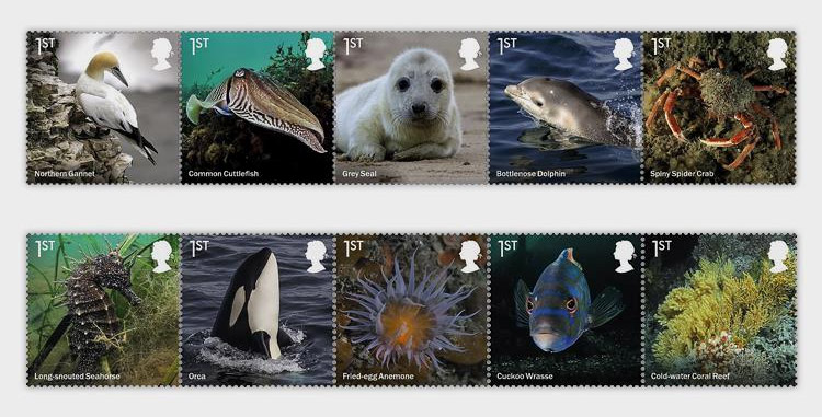 UK River Wildlife - UK postage stamps 2023