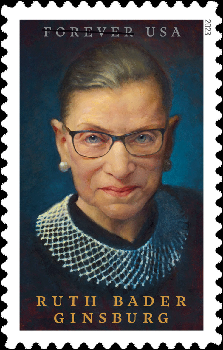 Ruth Bader Ginsburg US stamp 2023