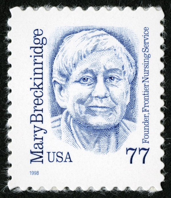 Mary Breckinridge 77c stamp Famous US women stamps