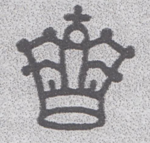 UK, Large Crown watermark on postage stamps