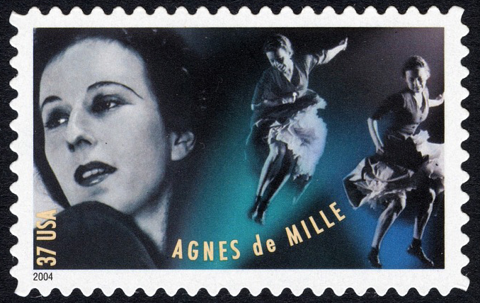 Agnes de Mille 37c stamp Famous US women on stamps