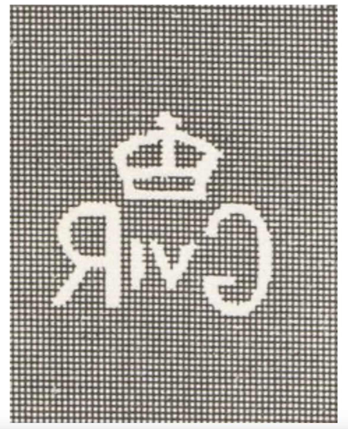 UK, Single GviR watermark on postage stamps