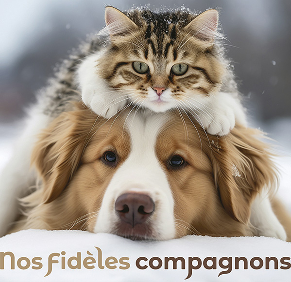 Our Faithful Companions (Winter) stamp series  / Nos fidèles compagnons, (Release: January 2, 2024) 