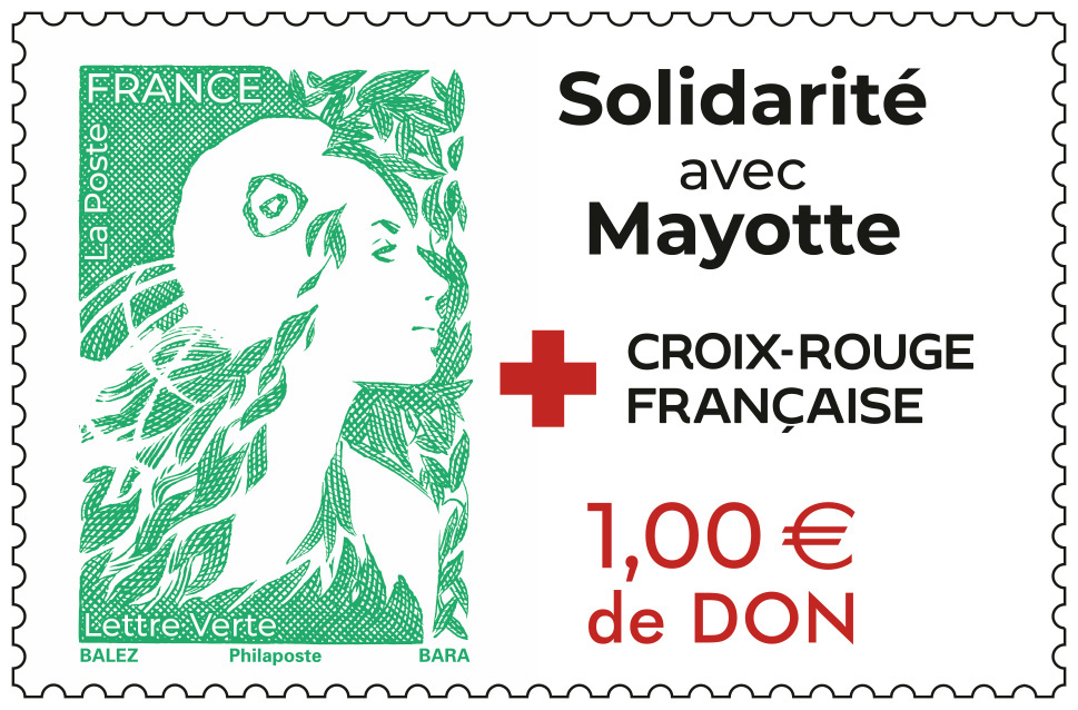 Solidarité avec Mayotte / Solidarity with Mayotte stamp New France stamps 2025