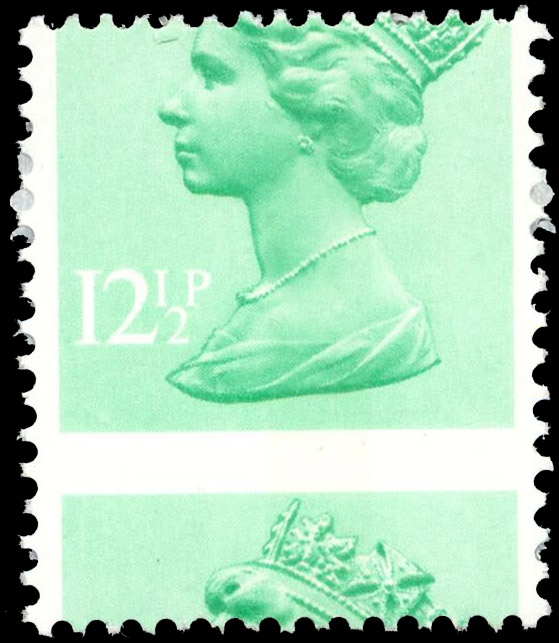 Miscut error stamps