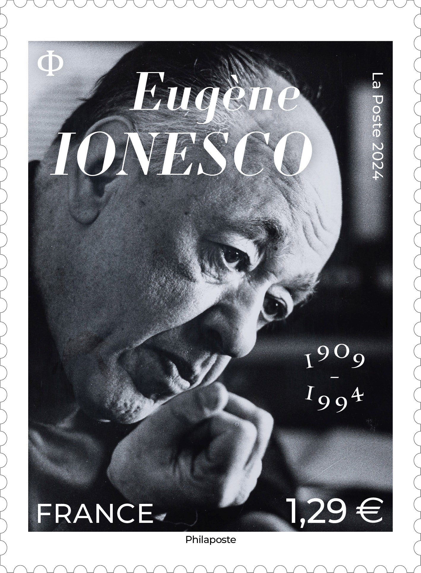 Eugène Ionesco (1909 - 1994) commemorative stamp, France new stamps