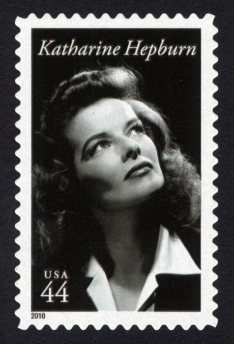 Katharine Hepburn 44c stamp Famous US women on stamps