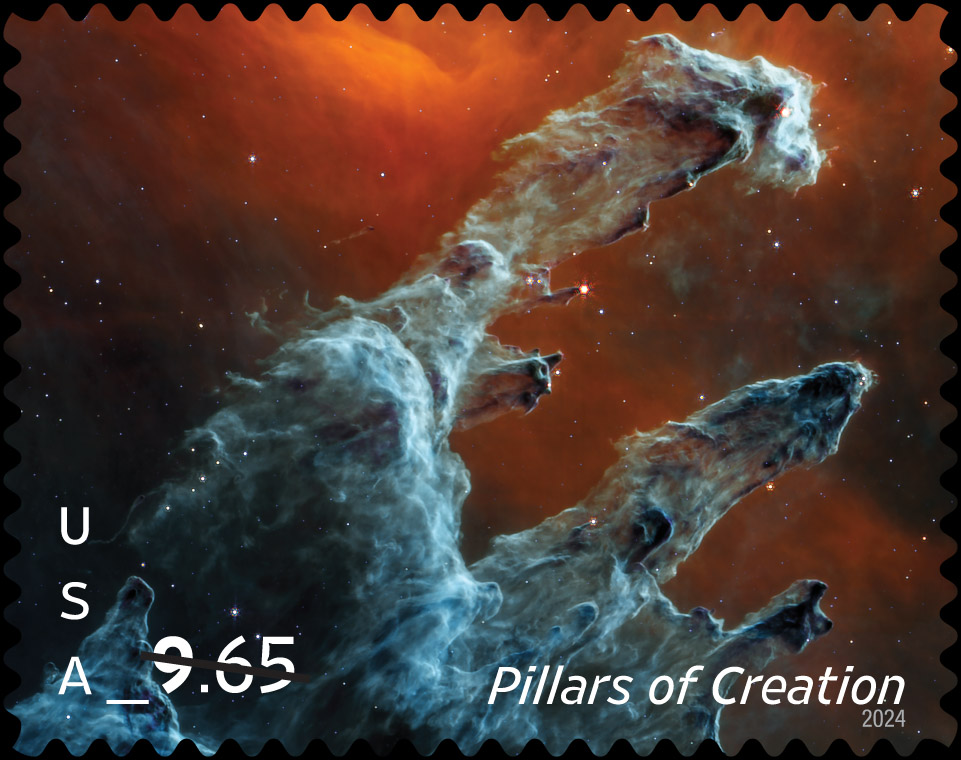 1. Pillars of Creation - US 2024 stamp