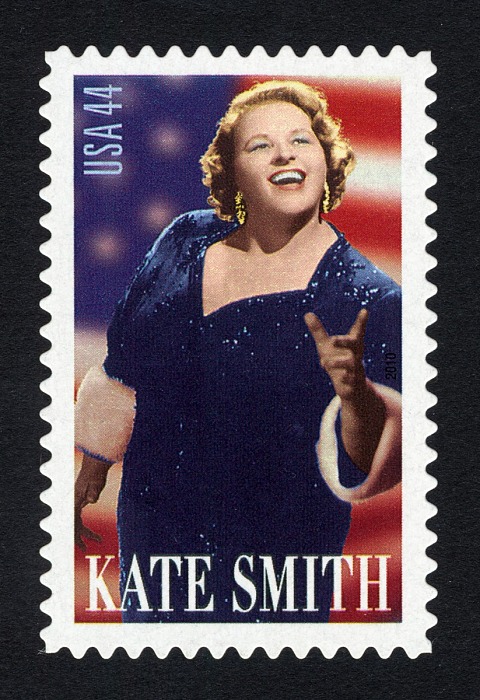 Kate Smith 44c stamp Famous US women on stamps