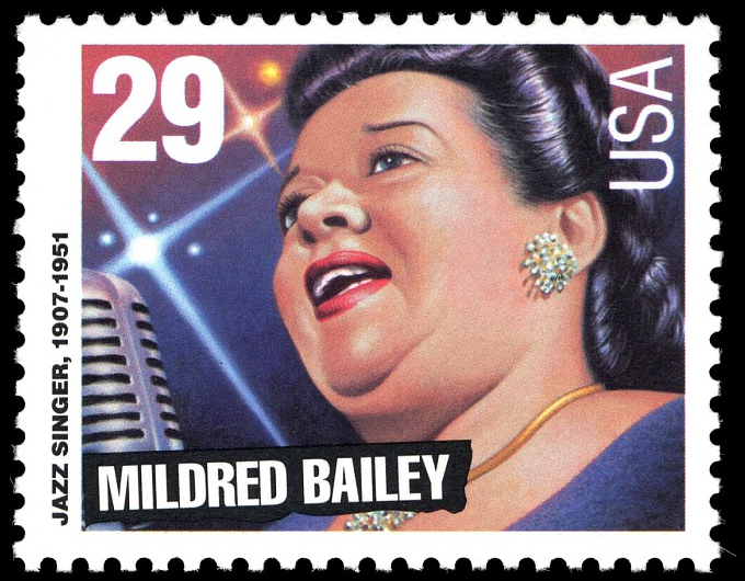 Mildred Bailey 29с stamp (1994) USA Famous Women on stamps