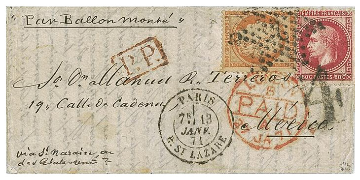 Postage stamps of France: Napoleon III