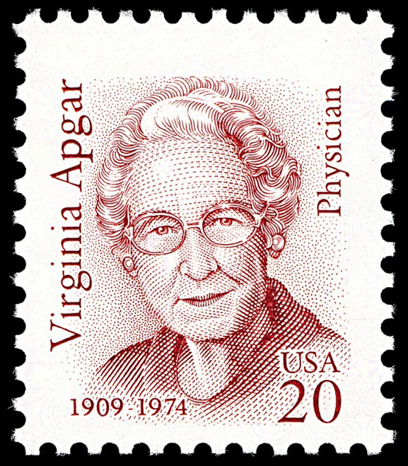 Virginia Apgar 20с stamp (1994) USA Famous Women on stamps