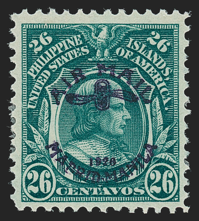 1926, 26c, Blue and Green stamp
