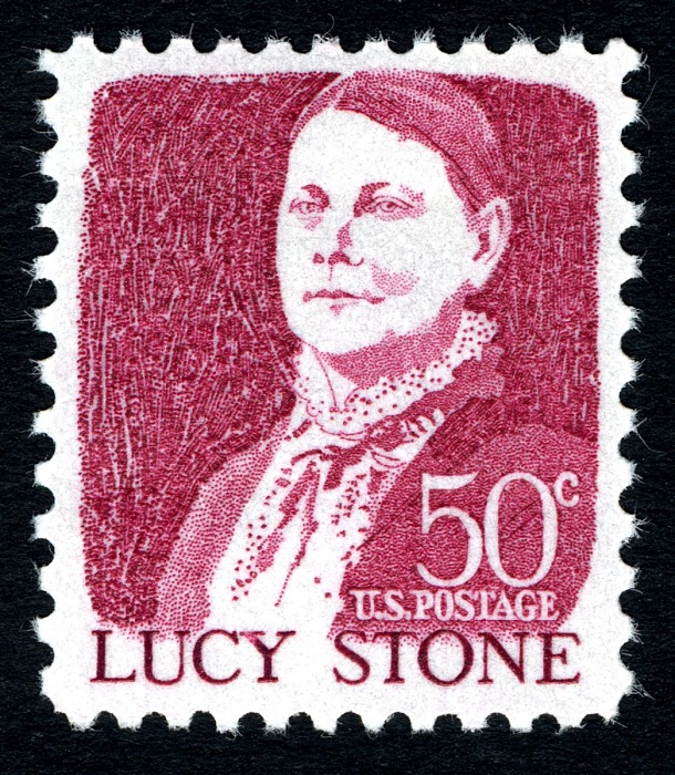 Lucy Stone 50c stamp (1968) Famous US women on stamps