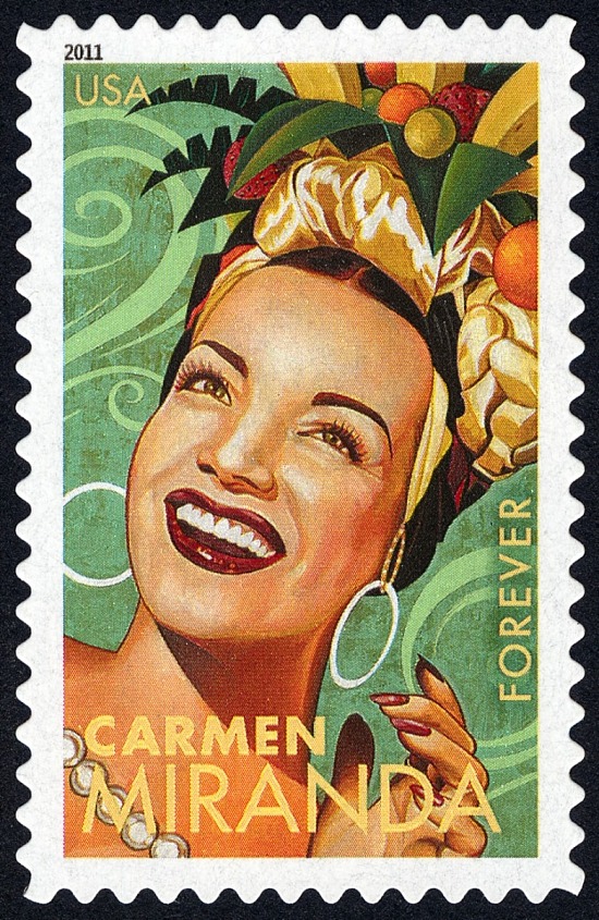 Carmen Miranda 44c stamp Famous US women on stamps