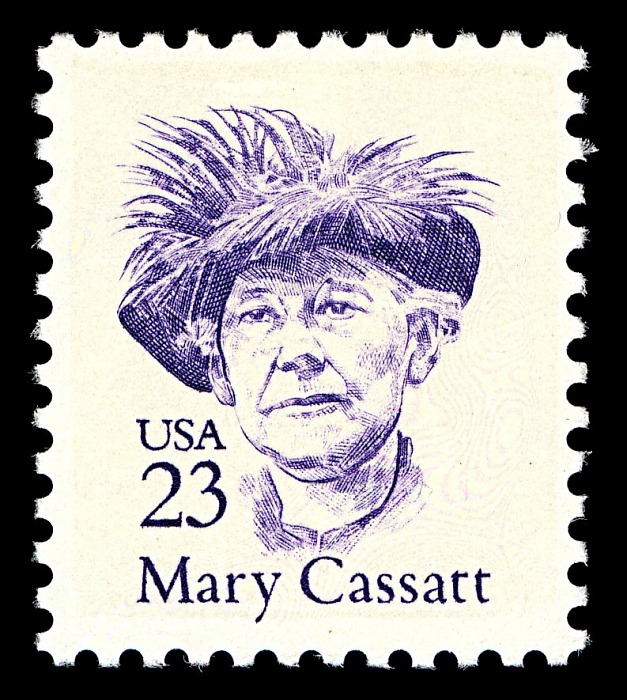 Mary Cassatt 23c stamps (1966, 1998) USA