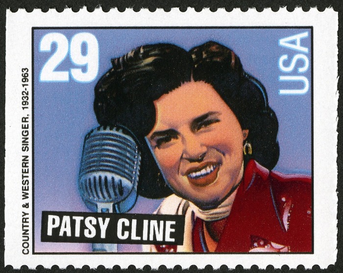 Patsy Cline 29c stamp (1993) USA Famous Women on stamps
