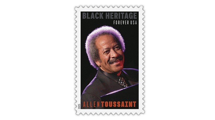 Allen Toussaint stamp / Black Heritage stamp series 2025 USPS new stamps