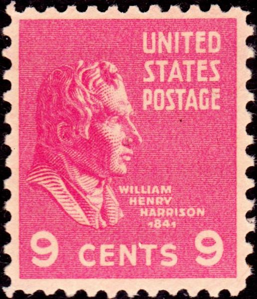 William Henry Harrison stamp