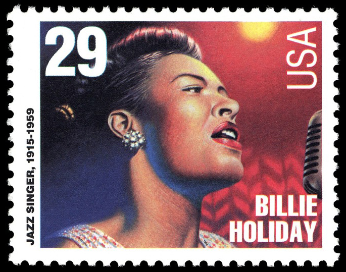 Billie Holiday 29с stamp (1994) USA Famous Women on stamps