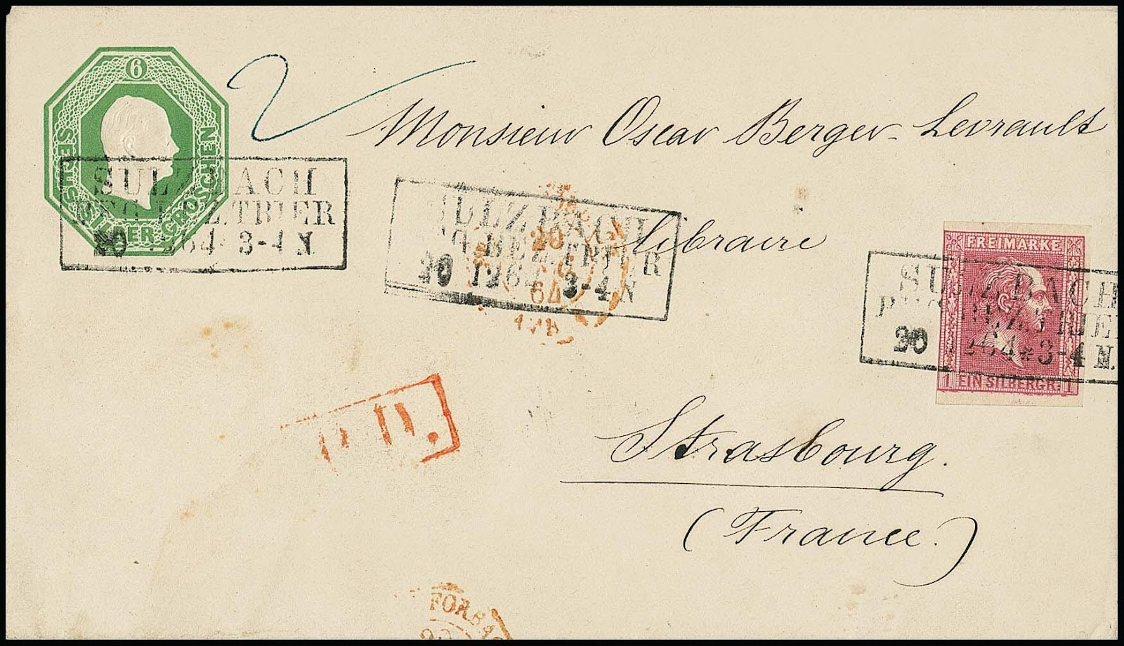 King Friderick William IV stamps