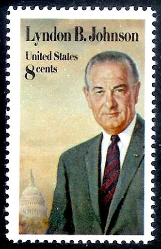 Lyndon Johnson stamp