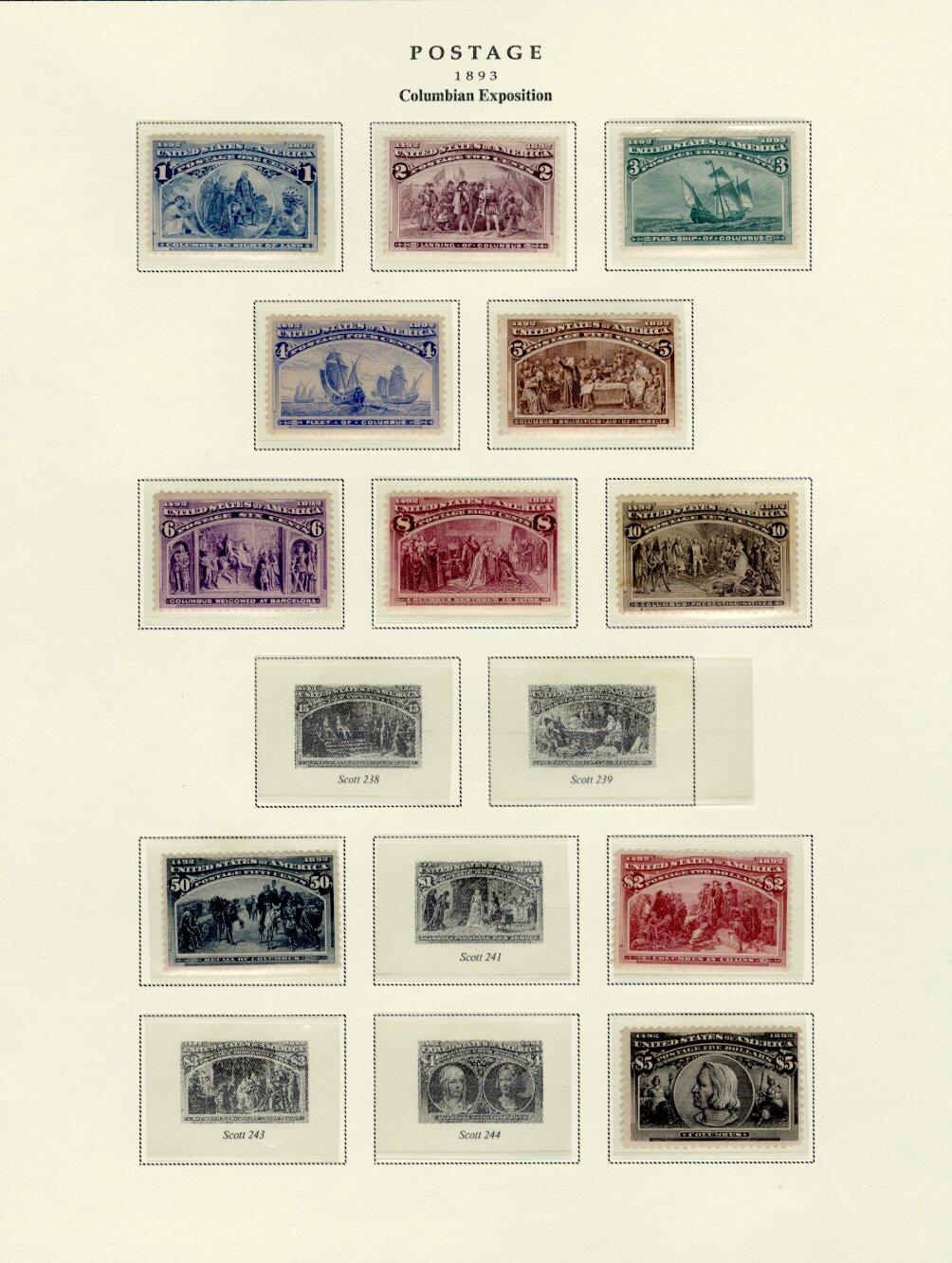  Trans-Mississippi series of stamps and Pan-Americans series of stamps