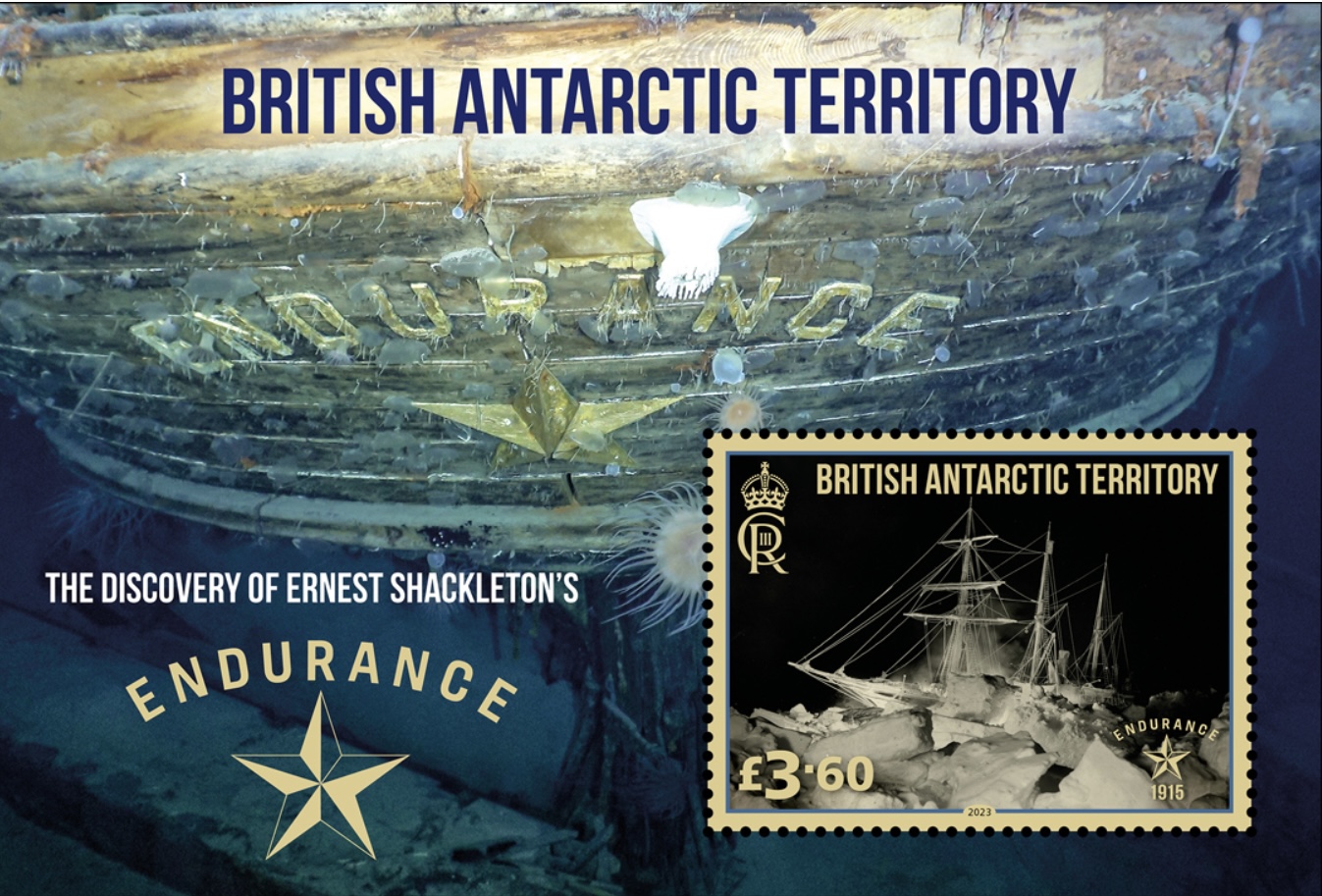 Endurance Stamps Ship 2024 The Falkland Islands Commonwealth stamps
