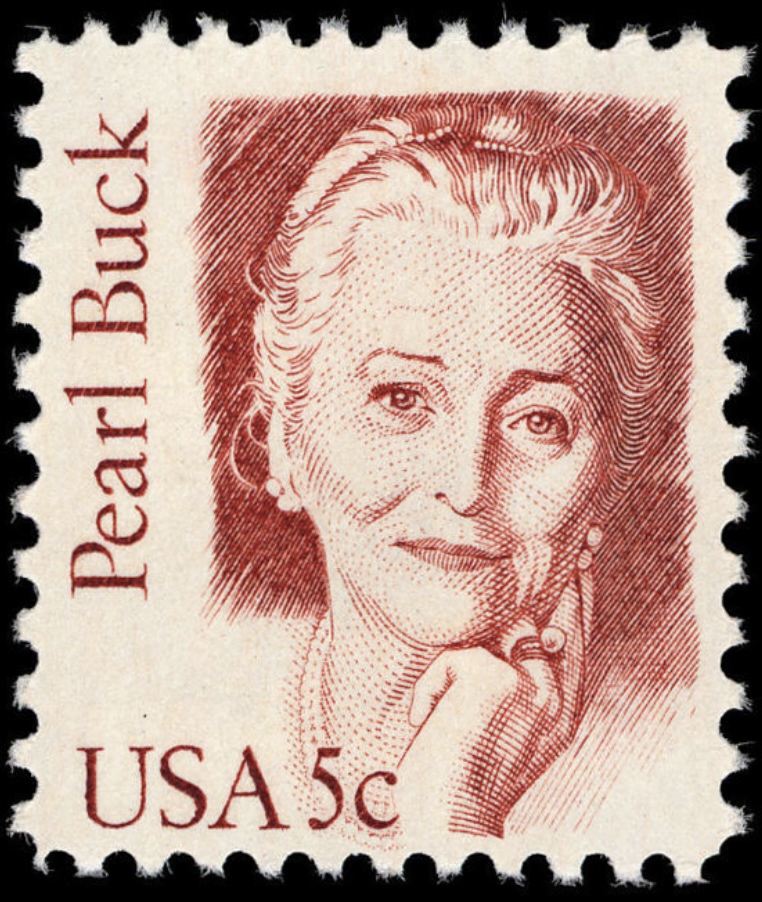 Pearl S. Buck 5c stamp (1983) USA Famous women on stamps