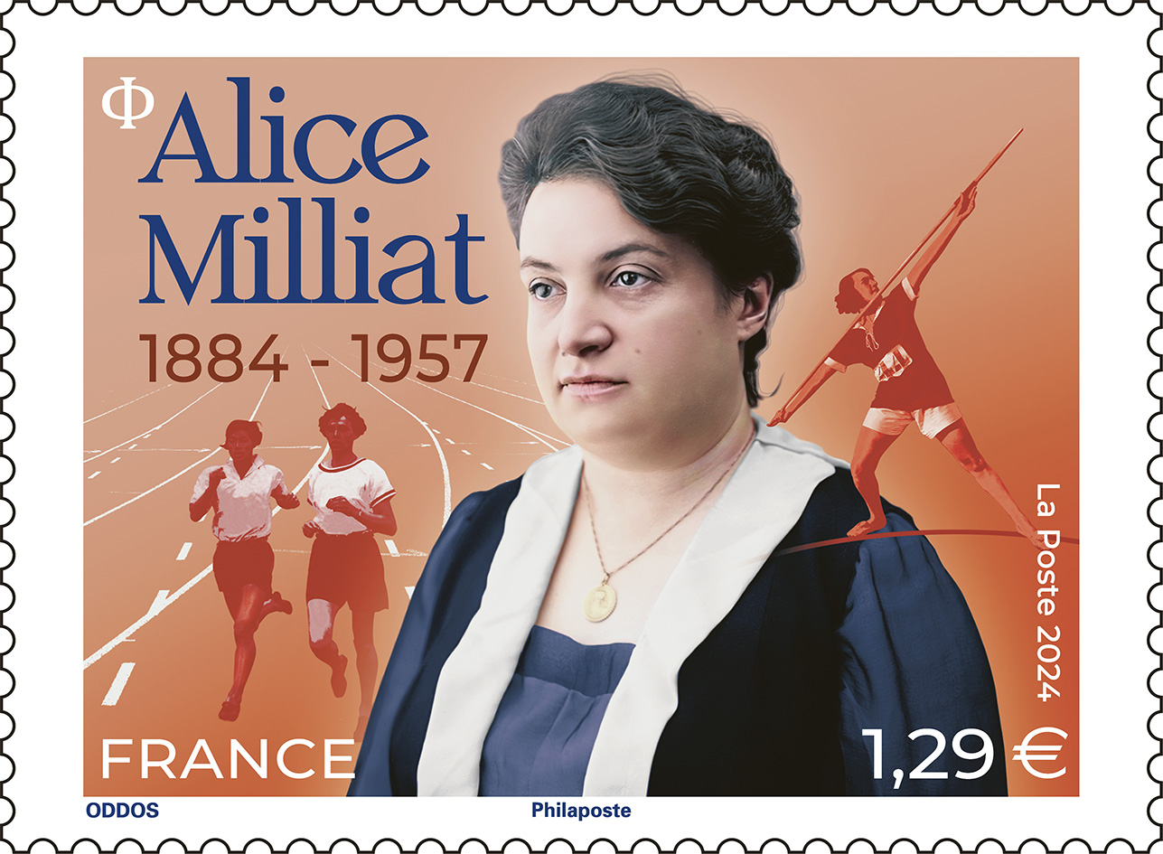 Alice Milliat, France new stamps 2024