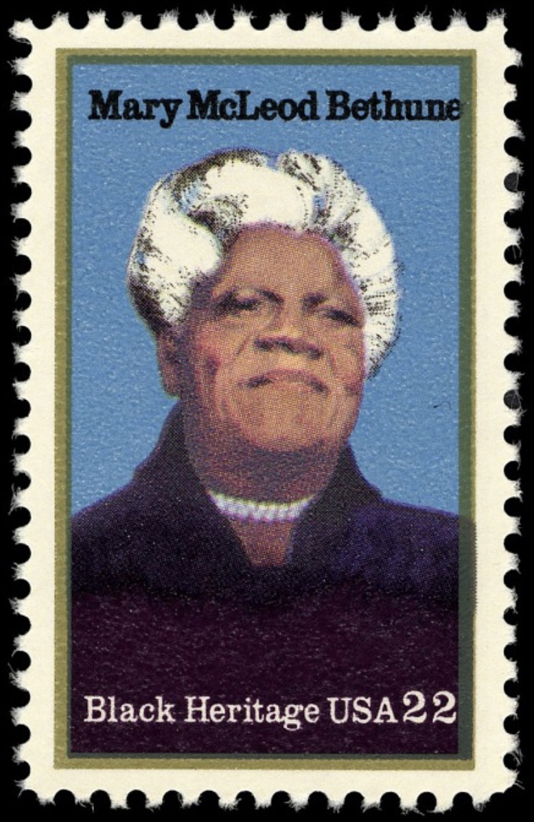 Mary McLeod Bethune 22c stamp (1985) Famous US women on stamps