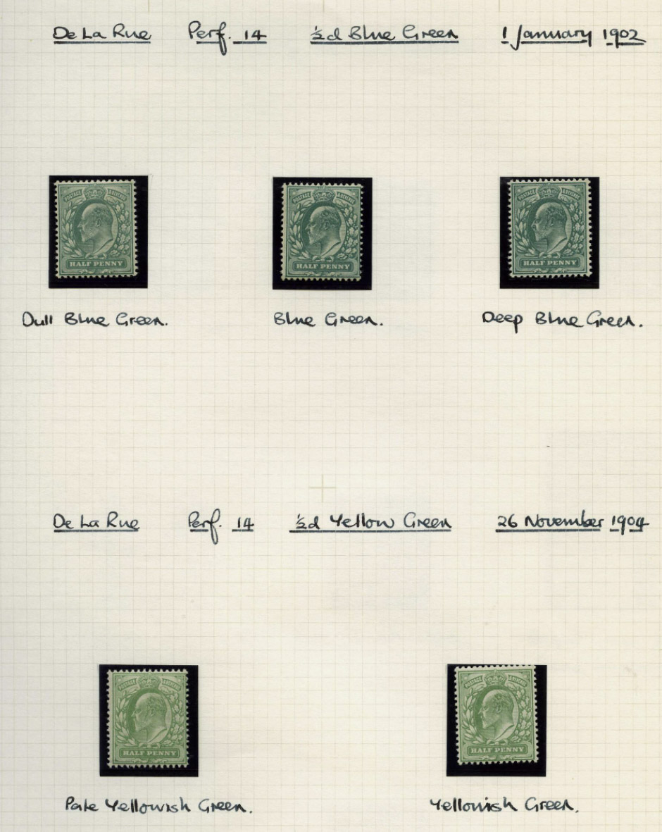 Edward VII postage revenue stamps
