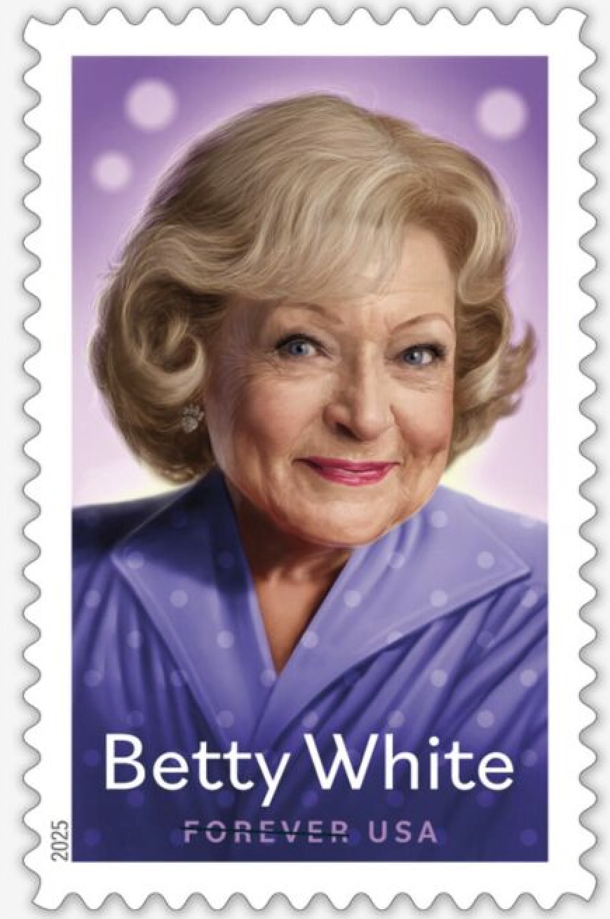 Betty White stamp USA stamps 2025