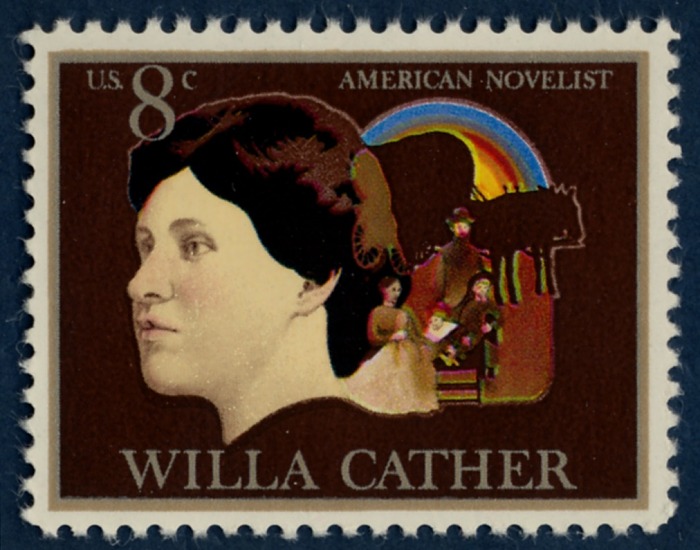 Willa Cather 8c stamp (1973) USA