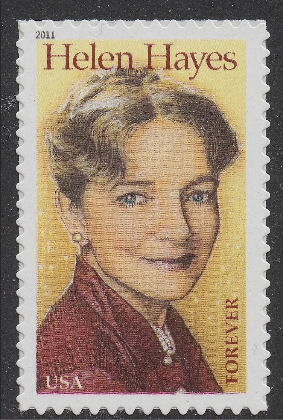Helen Hayes 44c Forever stamp Famous US women on stamps