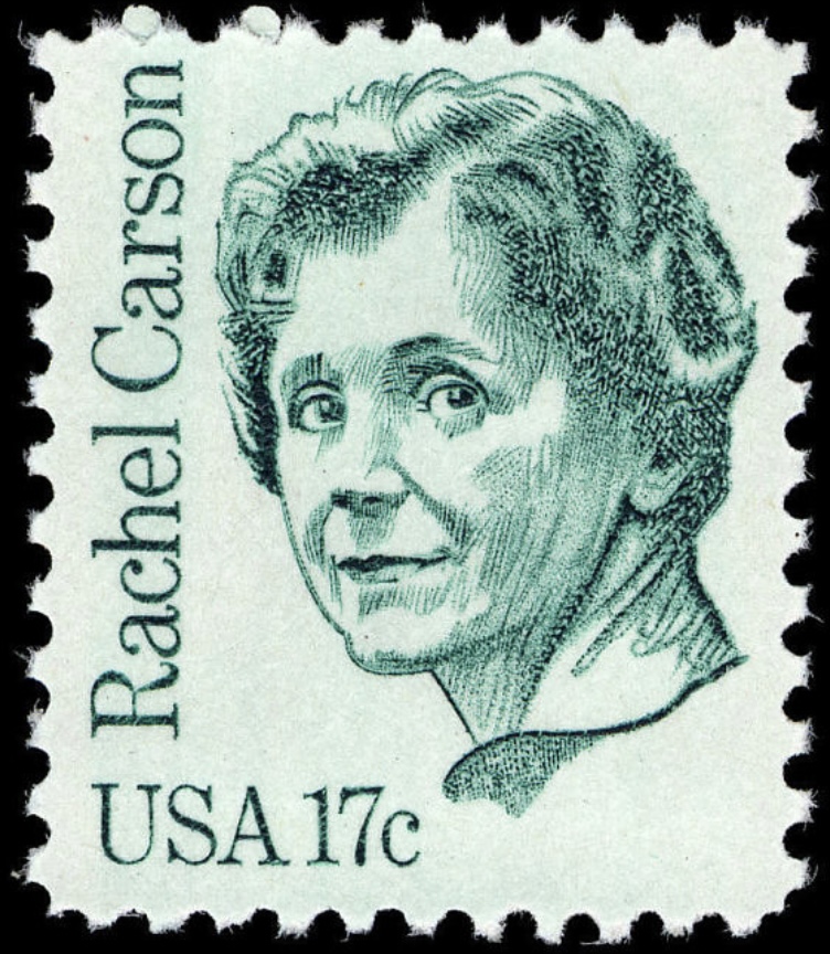 Rachel Carson 17c stamp (1981) USA Famous women on stamps