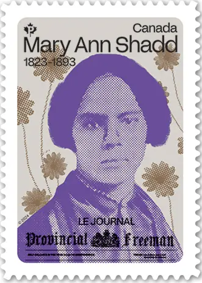 Mary Ann Shadd stamp, annual series Canada new stamps 2024