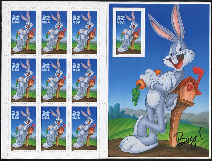 Bugs bunny stamp 1997 USA