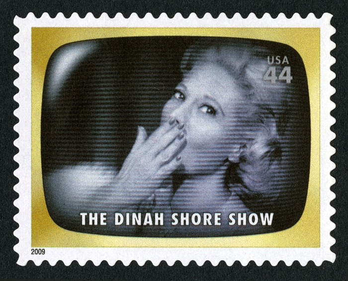 Dinah Shore 44c stamp Famous US women on stamps