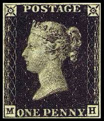 First postage stamp in the whole world - UK