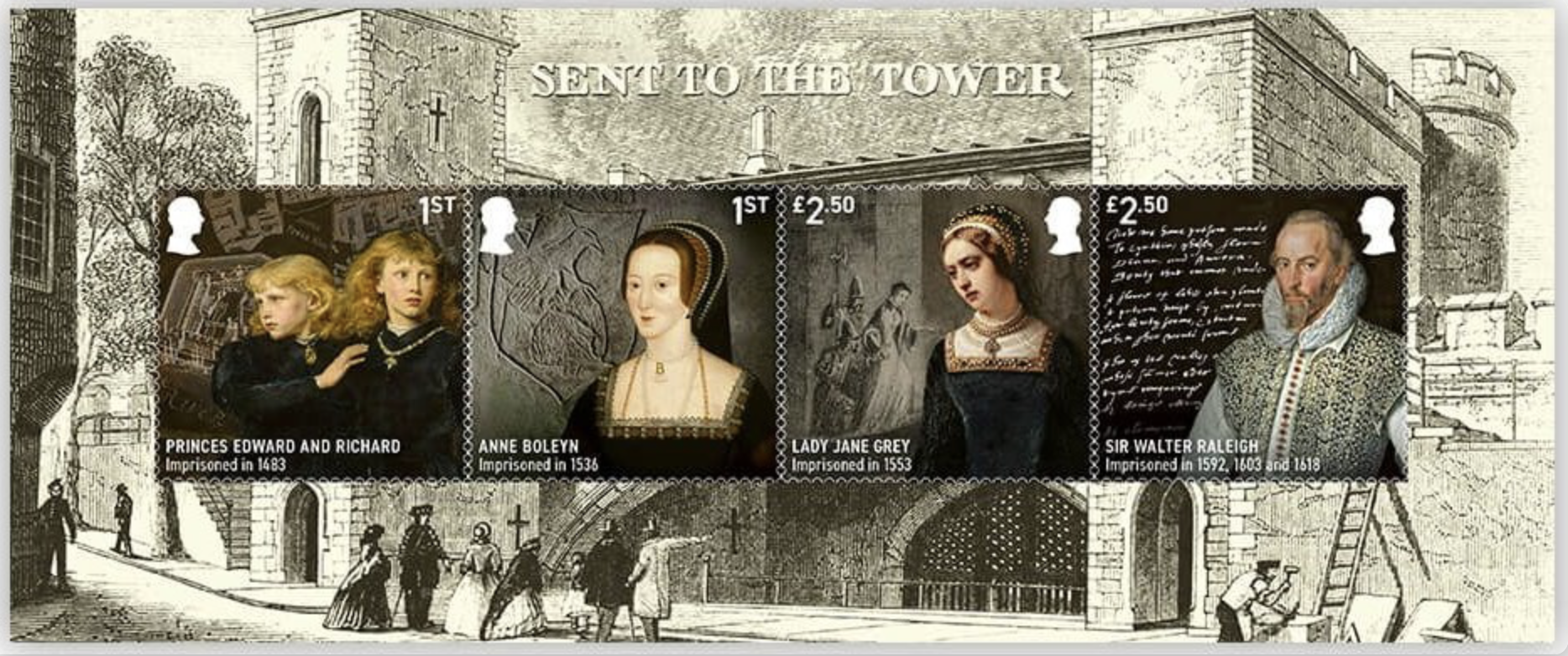 Tower of London stamp series
