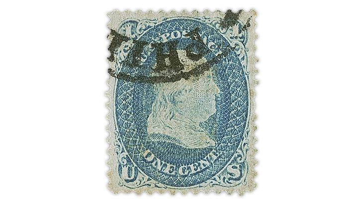 Rare Z Grill stamp, 1868, rarest stamps, most expensive stamps