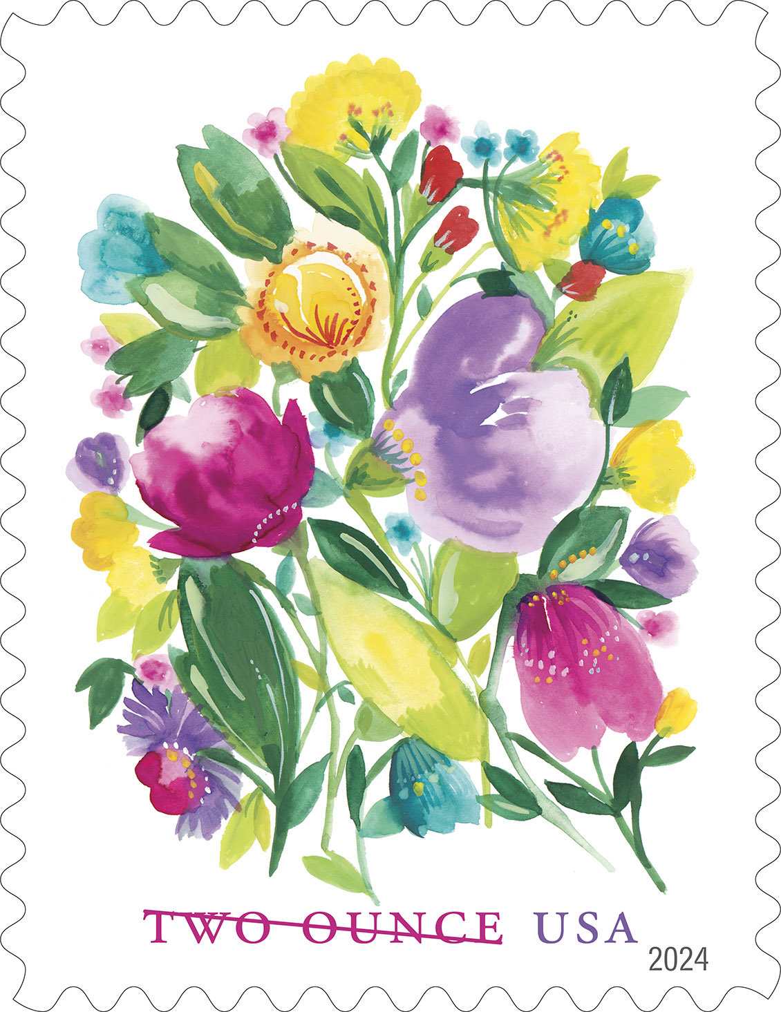 7. Wedding Blooms - US 2024 Two Ounce Stamp