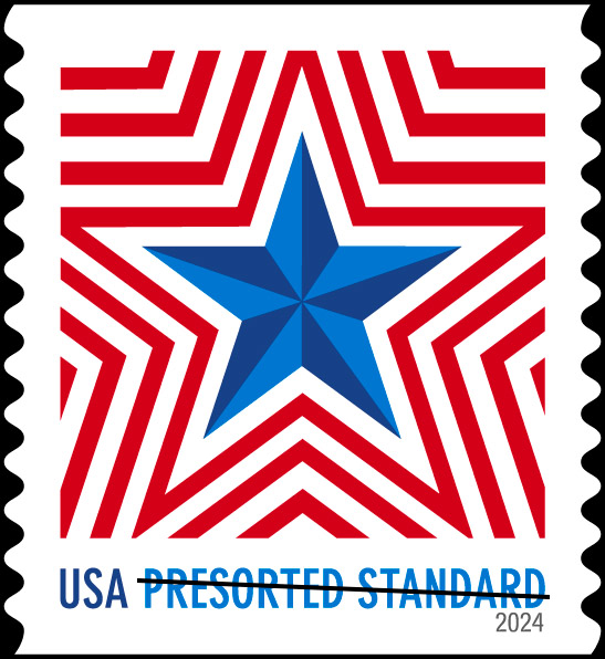 6. Radiant-Star Presorted Standard - US 2024 Stamp